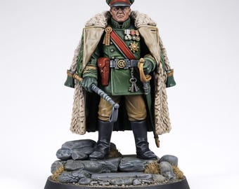 Grimdark Commissar General - Miniature Sci Fi Proxy Wargaming de table