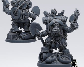 Gragard Da Scrap Collecta - Space Orc Proxy - scifi-miniatuur op tafelblad - Smuggler Boutique