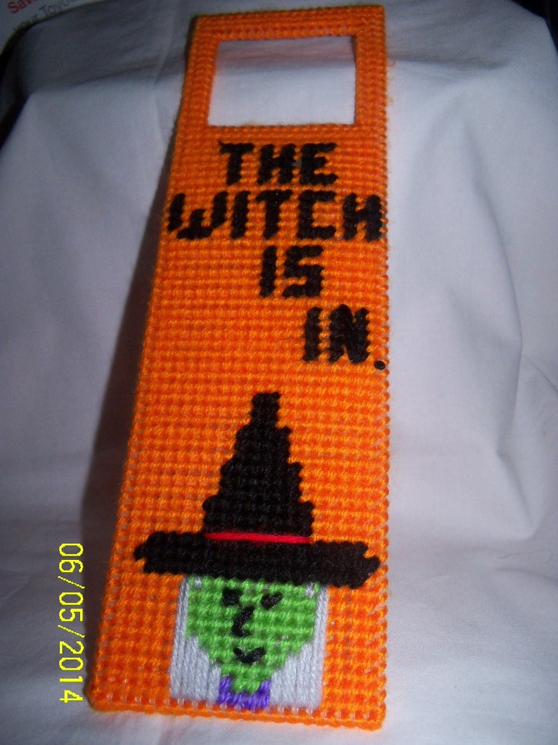 Halloween Door Hanger - the Witch is in - Free Shipping - Etsy
