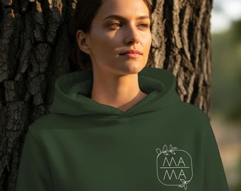 Stylish hoodie for mom, birthday gift, mom sweatshirt, mom sweater gift, expectant mom announcement, Mother's Day, mom sweater