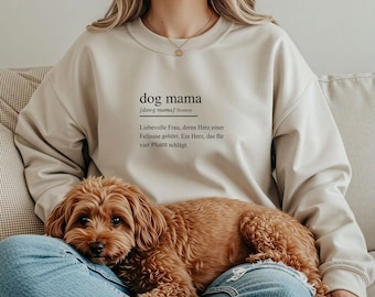 Koszulka z napisem „Psia Mama”, bluza dla miłośników psów, prezent dla właścicieli psów, miłośników zwierząt, sweter damski, bluza z kapturem dla mam
