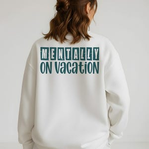 Retro distressed typography art for teacher break gifts.