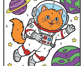 Astronaut coloring page