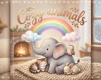 Cozy animal Coloring page