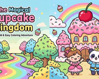 Cupcake Coloring page