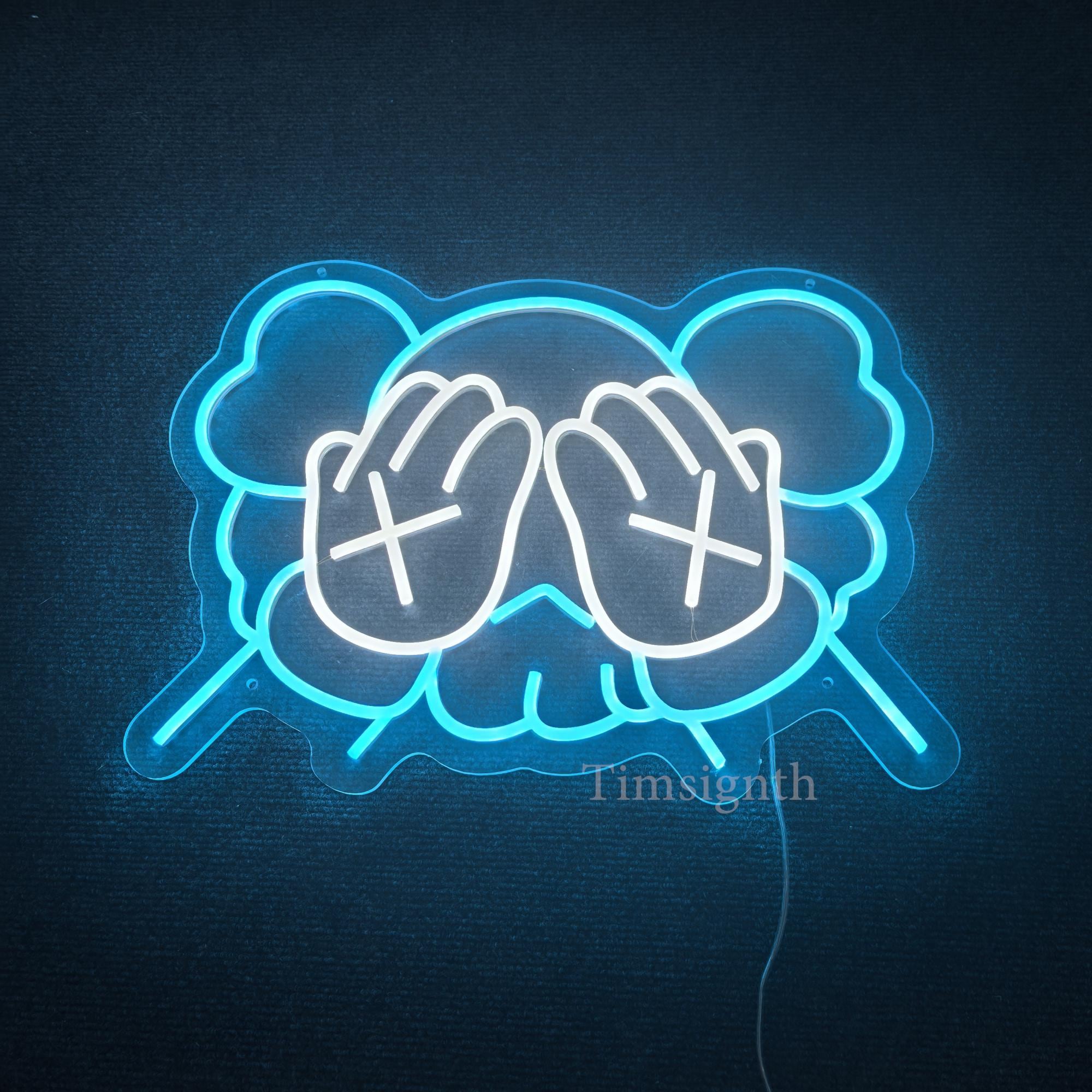 Kaws led neon sign - Etsy 日本