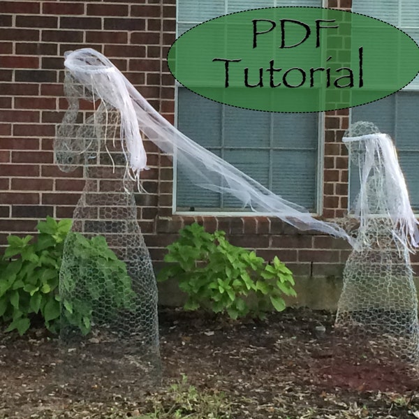 Wire Ghost Tutorial - For Spooky Halloween Decorations!