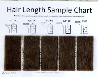 Clip Comb Sample Chart For Dog Grooming Salons