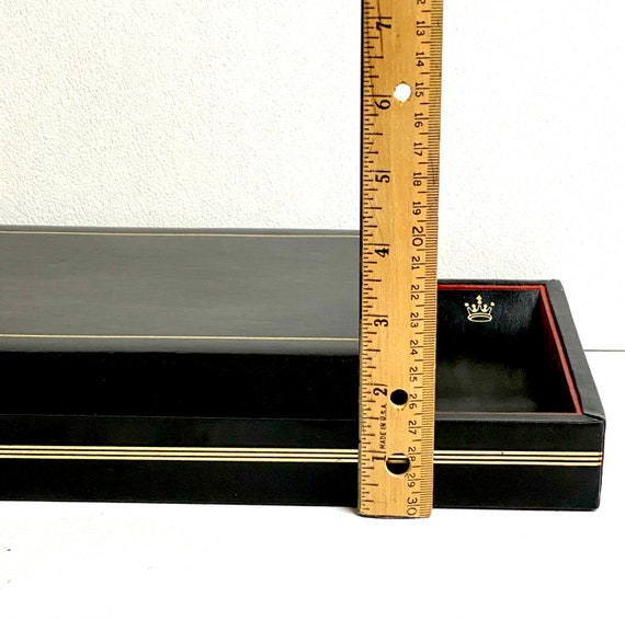 Shields Valet Men’s Jewelry Box Vintage Leatherette D… Gem