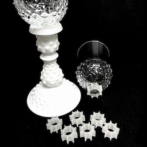 Votive Candle Cup Peg Rubber Gaskets Grommets Set of 6 Free Shipping!