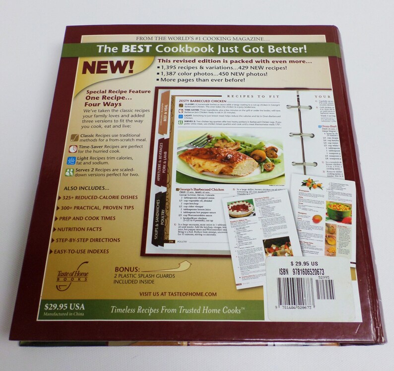 Cookbook A Taste of Home Classic Free Shipping image 4