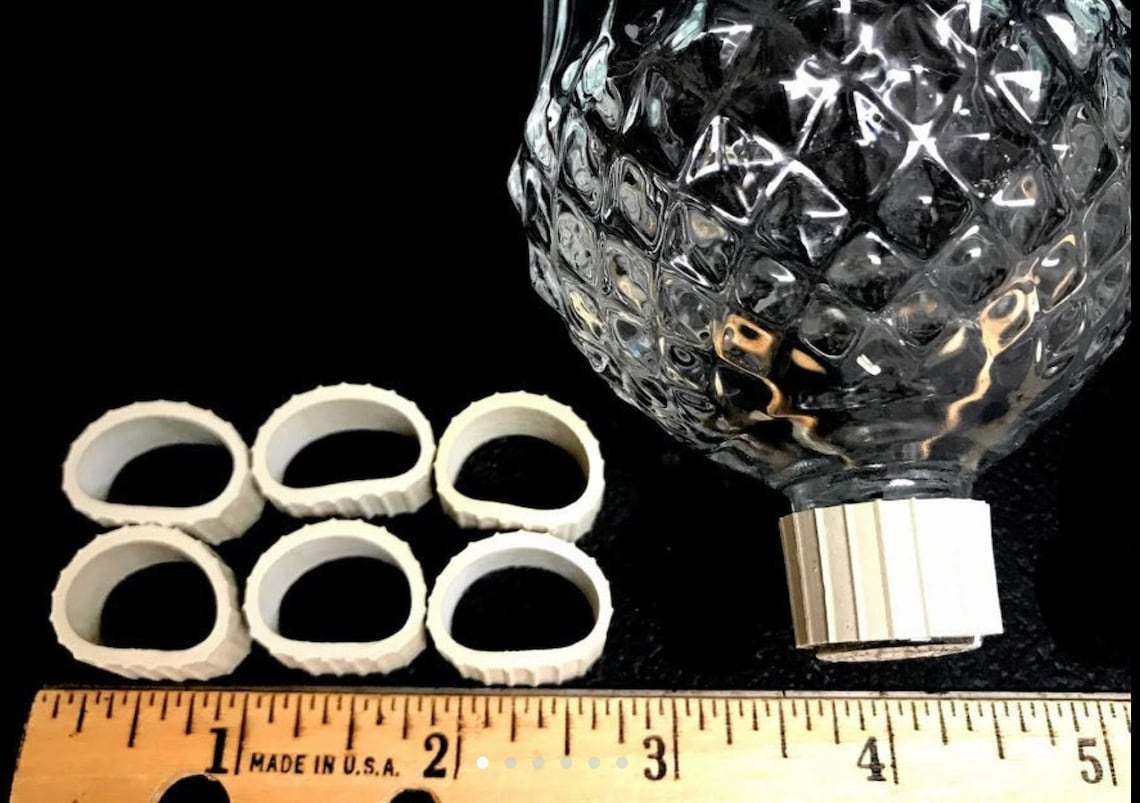 Votive Candle Cup Peg Rubber Grommet Rings Set of 6 Gaskets Etsy