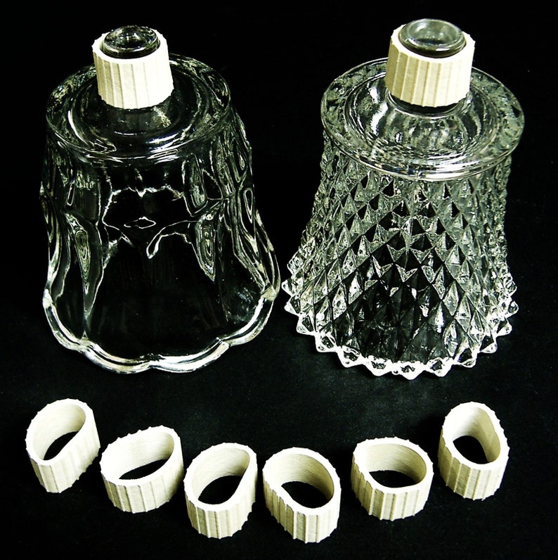 Votive Candle Cup Peg Rubber Rings Set of 6 Gaskets Free Etsy