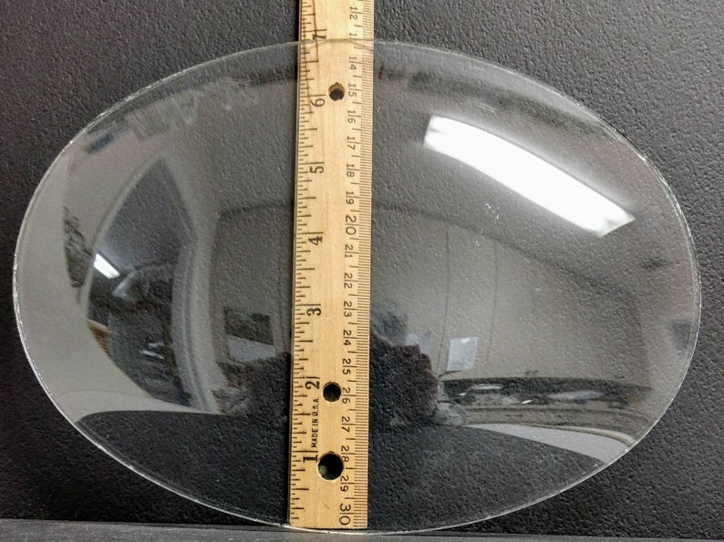 Glass Oval Bowed 9x7 Picture Frame Replacement Free