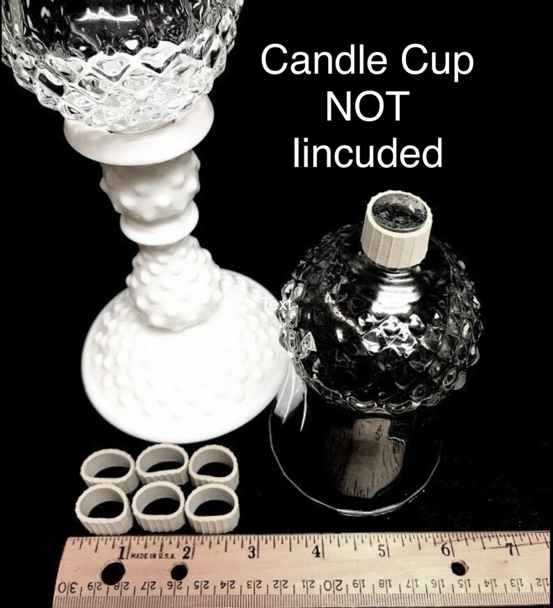 Votive Candle Cup Peg Rubber Rings Set of 6 Gaskets Free Etsy