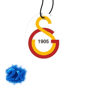 2x GALATASARAY Duftbaum/Auto Lufterfrischer/Schwarz Eis