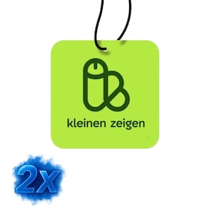 2x „kleinen Zeigen“ Duftbaum/Auto Lufterfrischer/New Car