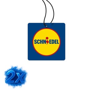 2x Schniedel Duftbaum/Auto Lufterfrischer/Lemon