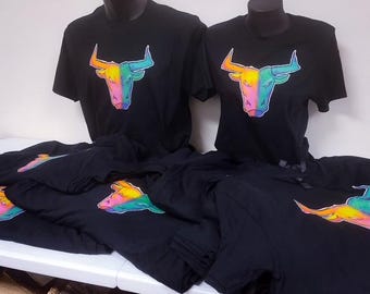 Durham Bull City T-shirt: Original Art by ART