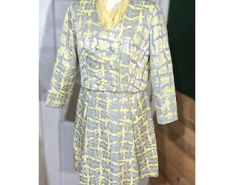 Showstopping VTG Elinore Gay Skirt Dress & Jacket Designer Slowfashion Retroglam