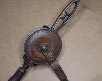 Antique 1920s Shoulder Brace Manual Drill Goodell-Pratt Works!