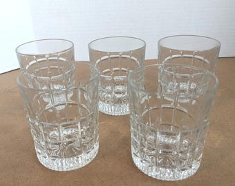 Zestaw (5) kieliszków do whisky Cristal D'Arques Carrolton Rocks Spirits Heavy