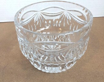 VTG Duchess by Noble Excellence Lead Crystal Glass Footed Bowl 6 Inch