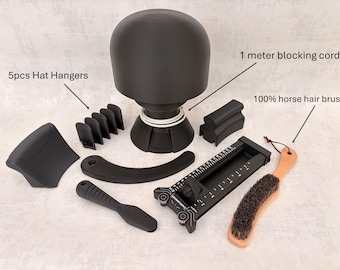 Juego de herramientas para hacer sombreros, sombrerería