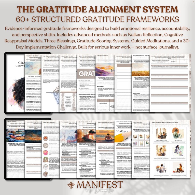 Diario de gratitud digital para GoodNotes, planificador de gratitud de 365 días y cuaderno de reflexión para iPad imagen 5