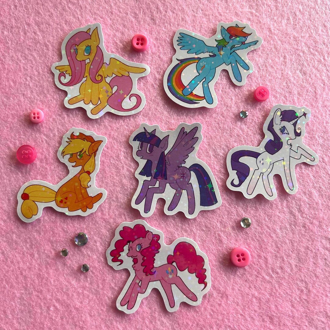 My Little Pony Sticker Set - Etsy