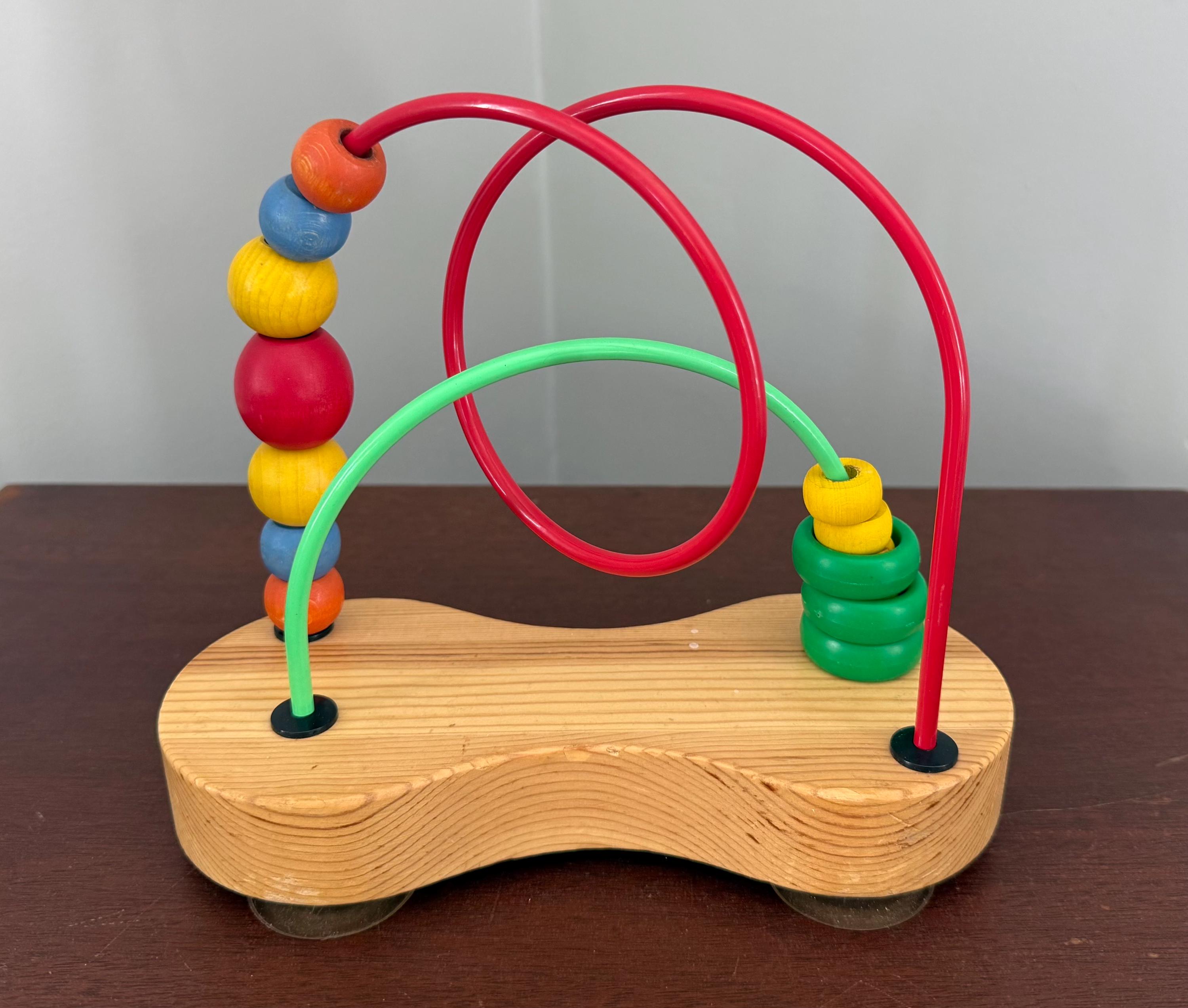 Fiocias Bead Maze Jouet Éducatif Bois Circuit Perles Activité Interactive Développement Motricité pour Enfants Adapté pour Apprentissage Préscolaire Fiocias Bead Maze Jouet Éducatif Bois Circuit Perles Activité Interactive Développement Motricité pour Enfants Adapté pour Apprentissage Préscolaire