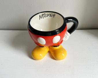 Vintage Mickey Mouse Disney Bottom Pants Coffee or Tea Mug