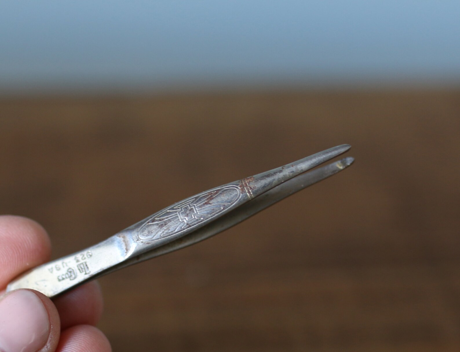 Vintage La Cross Tweezers 923 Silver Made in the USA Etsy