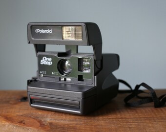 Vintage 1980s Polaroid One Step Camera for 600 Film Tested & Working