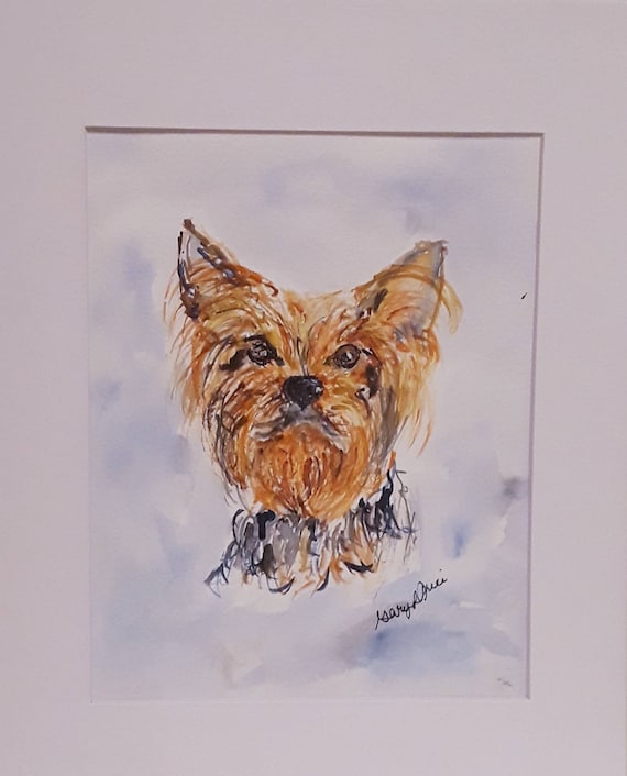 yorkie wall art