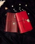 Personalized Leather Trifold Journal Cover, Refillable Traveler's Notebook, Custom A5 A6 B5 Planner Charm product logo