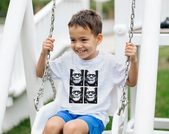 Kids Frankenstein Halloween T-Shirt, Soft Cotton Trick-or-Treat Tee