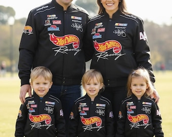 Nascar Hot wheels F1 inspired Racing Jacket Sublimation Bomber style free(T-shirt,balaclava)