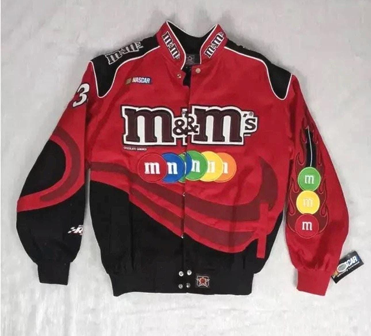 どん 【希少】 レーシングジャケット m&m's ロベルトカバーニ L 2026年最新】Yahoo!オークション -エムアンドエムズ ジャケットの中古