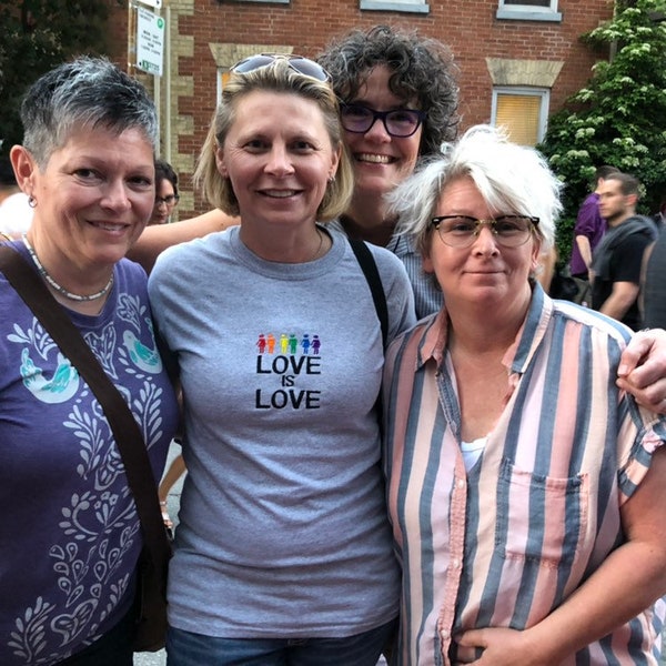 Rainbow — Love is Love Tshirt / Gay Pride Ally Shirt