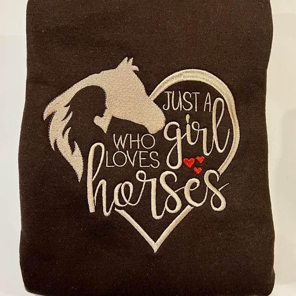 Just a Girl Who Loves Horses Hoody