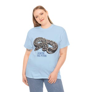 Ball Python Morph Shirt, Cinnamon GHI Black Pastel Super Black Pastel Axanthic Ball Python Tee, Snake Keeper Gift image 16