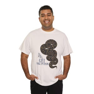 Ball Python Morph Shirt, Cinnamon GHI Black Pastel Super Black Pastel Axanthic Ball Python Tee, Snake Keeper Gift image 19
