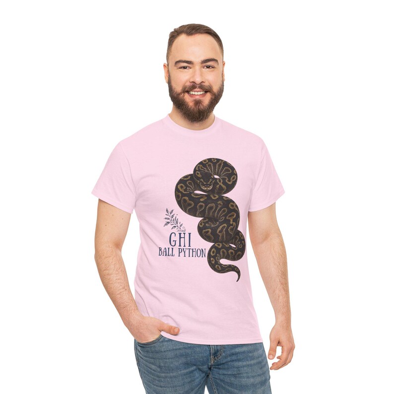 Ball Python Morph Shirt, Cinnamon GHI Black Pastel Super Black Pastel Axanthic Ball Python Tee, Snake Keeper Gift image 14