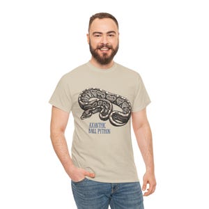 Ball Python Morph Shirt, Cinnamon GHI Black Pastel Super Black Pastel Axanthic Ball Python Tee, Snake Keeper Gift image 11