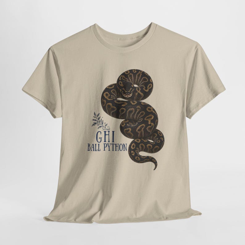 Ball Python Morph Shirt, Cinnamon GHI Black Pastel Super Black Pastel Axanthic Ball Python Tee, Snake Keeper Gift image 9