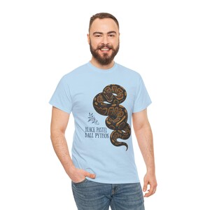 Ball Python Morph Shirt, Cinnamon GHI Black Pastel Super Black Pastel Axanthic Ball Python Tee, Snake Keeper Gift image 13