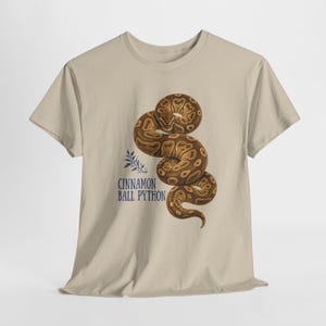 Ball Python Morph Shirt, Cinnamon GHI Black Pastel Super Black Pastel Axanthic Ball Python Tee, Snake Keeper Gift image 7
