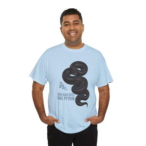 Ball Python Morph Shirt, Cinnamon GHI Black Pastel Super Black Pastel Axanthic Ball Python Tee, Snake Keeper Gift image 20