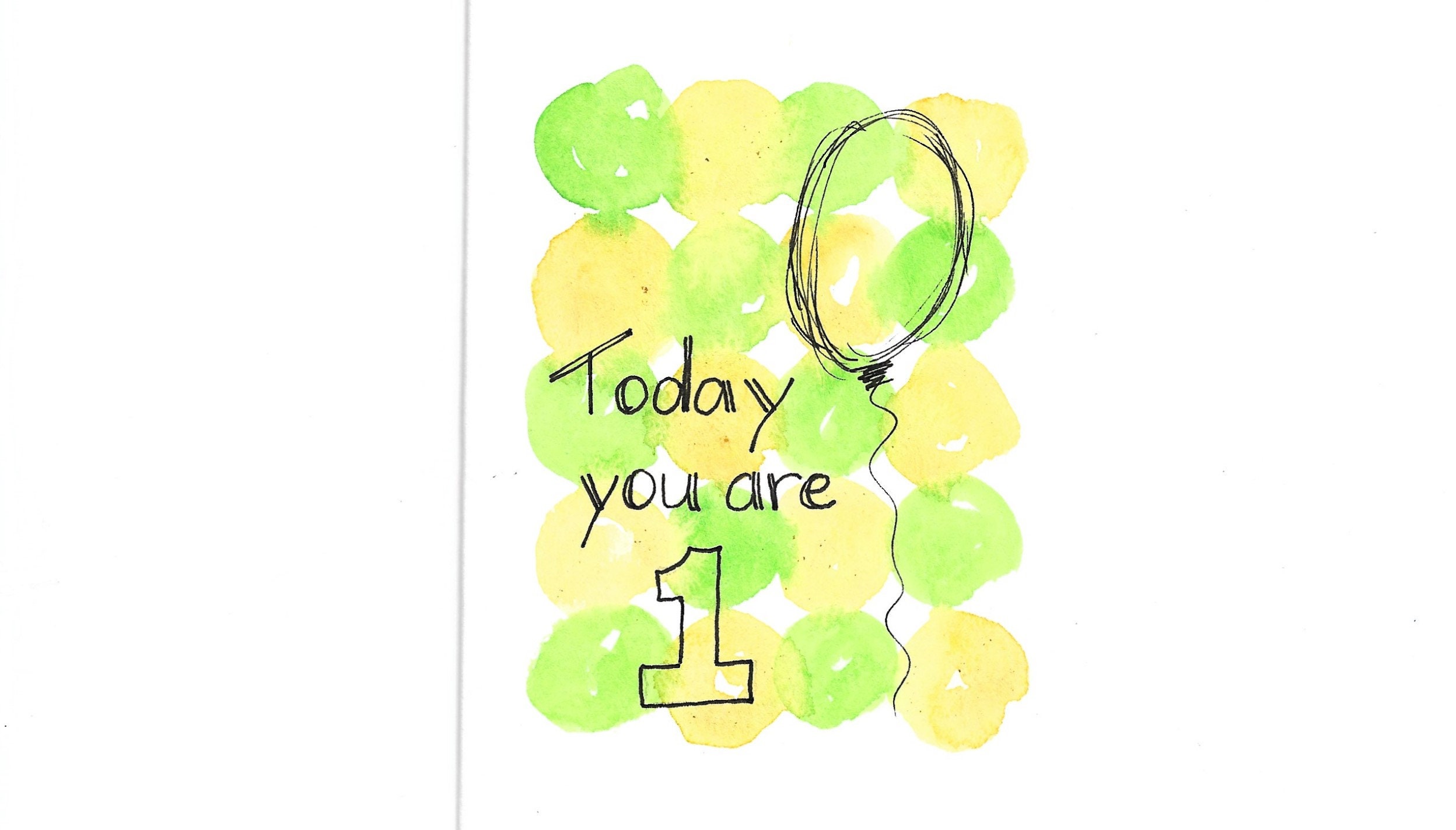 1 year old birthday card personalized for free with name any etsy uk